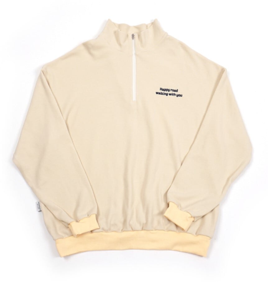 予約【noonoosoom】Half Zip Up《Butter》