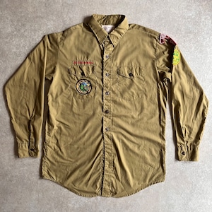 BOY SCOUT OF AMERICA L/S Boy Scout Shirt L Made in USA