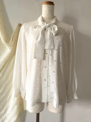 vintage ribbon blouse