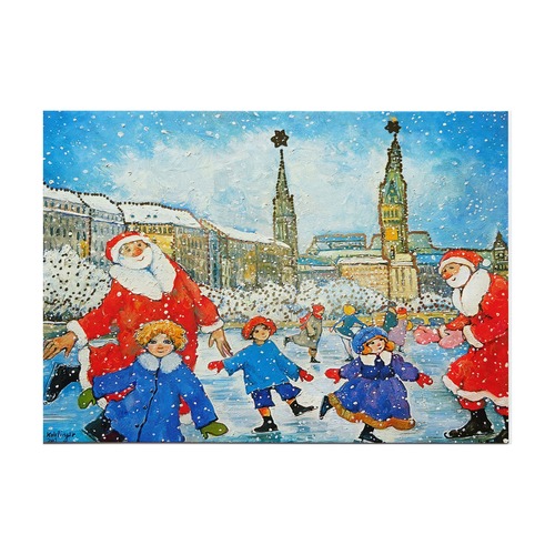 クリスマス ポストカード 欧州各都市のクリスマスシリーズ ハンブルク [Luka Basic] LAG-1470