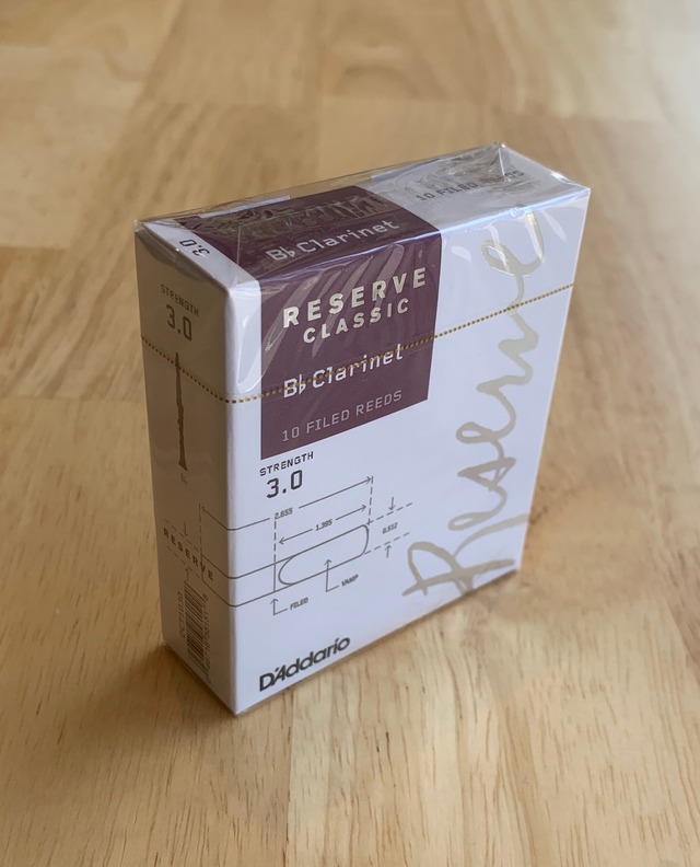 【在庫限り】ダダリオ B♭クラリネットリード レゼルヴ【旧箱】