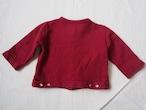 〔for BABY〕FRANCE agnes b. snap cardigan 18month