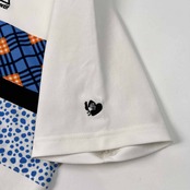 le coq sportif GOLF ルコックスポルティフ ゴルフ 柄入り 半袖 ポロシャツ サイズ L /メンズ/ホワイト