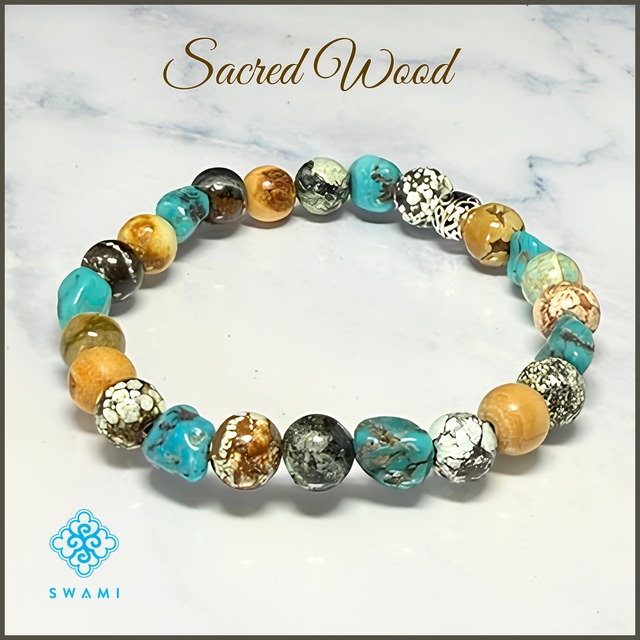SWAMI スワミブレスレット セイクリッドウッド（Sacred Wood）（1点物）