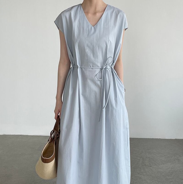 【3 color】 Relaxed Cotton Maxi Dress [26010163]