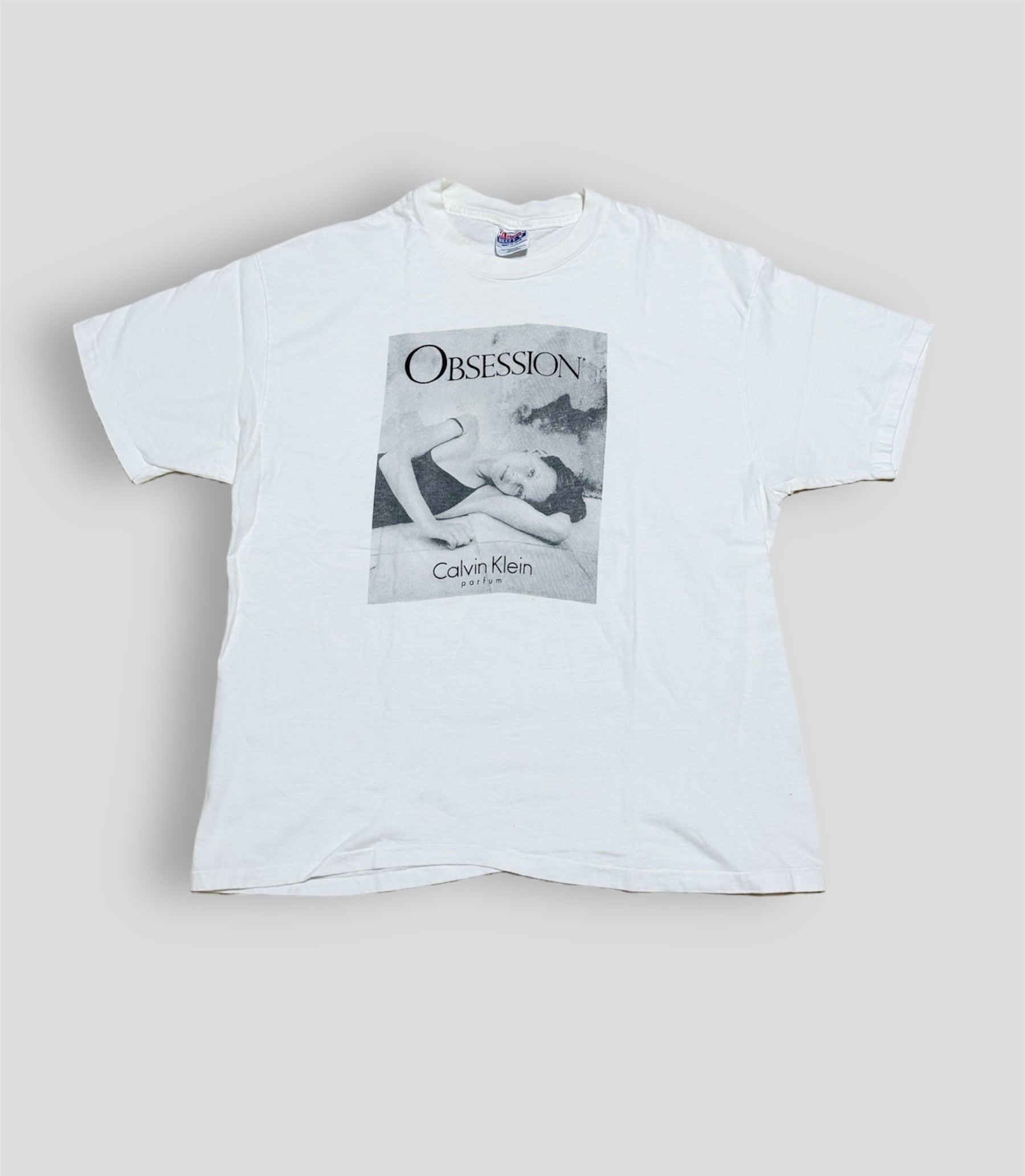 KATE MOSS CALVIN KLEIN OBSESSION VTG TEE XL | 110 vintage