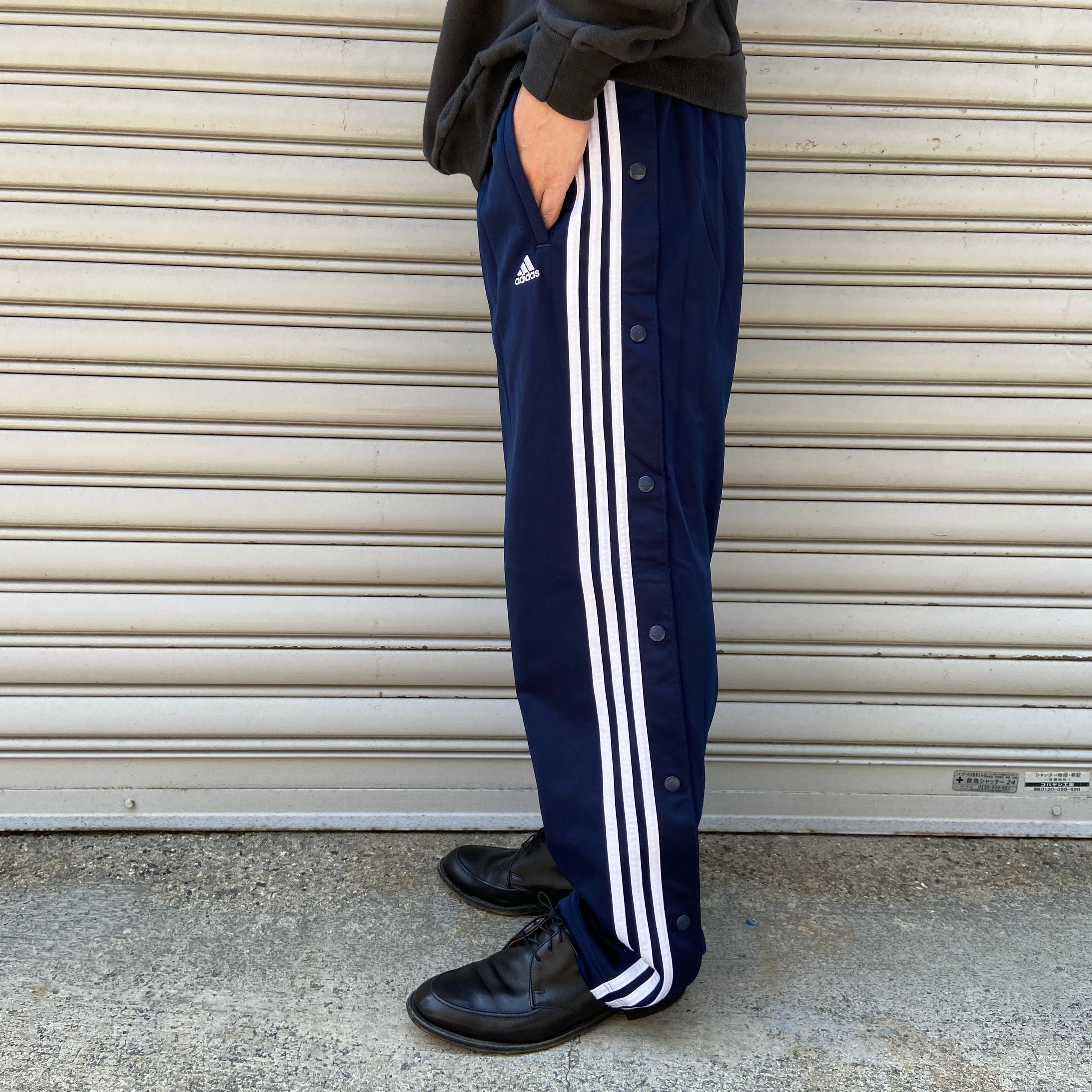 adidas アディダス サイドスナップトラックパンツ バスパン adidas アディダス サイドスナップトラックパンツ バスパン