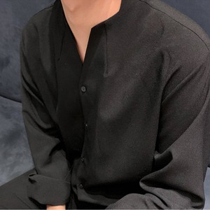 デザインハイネックシャツ　MT0080074