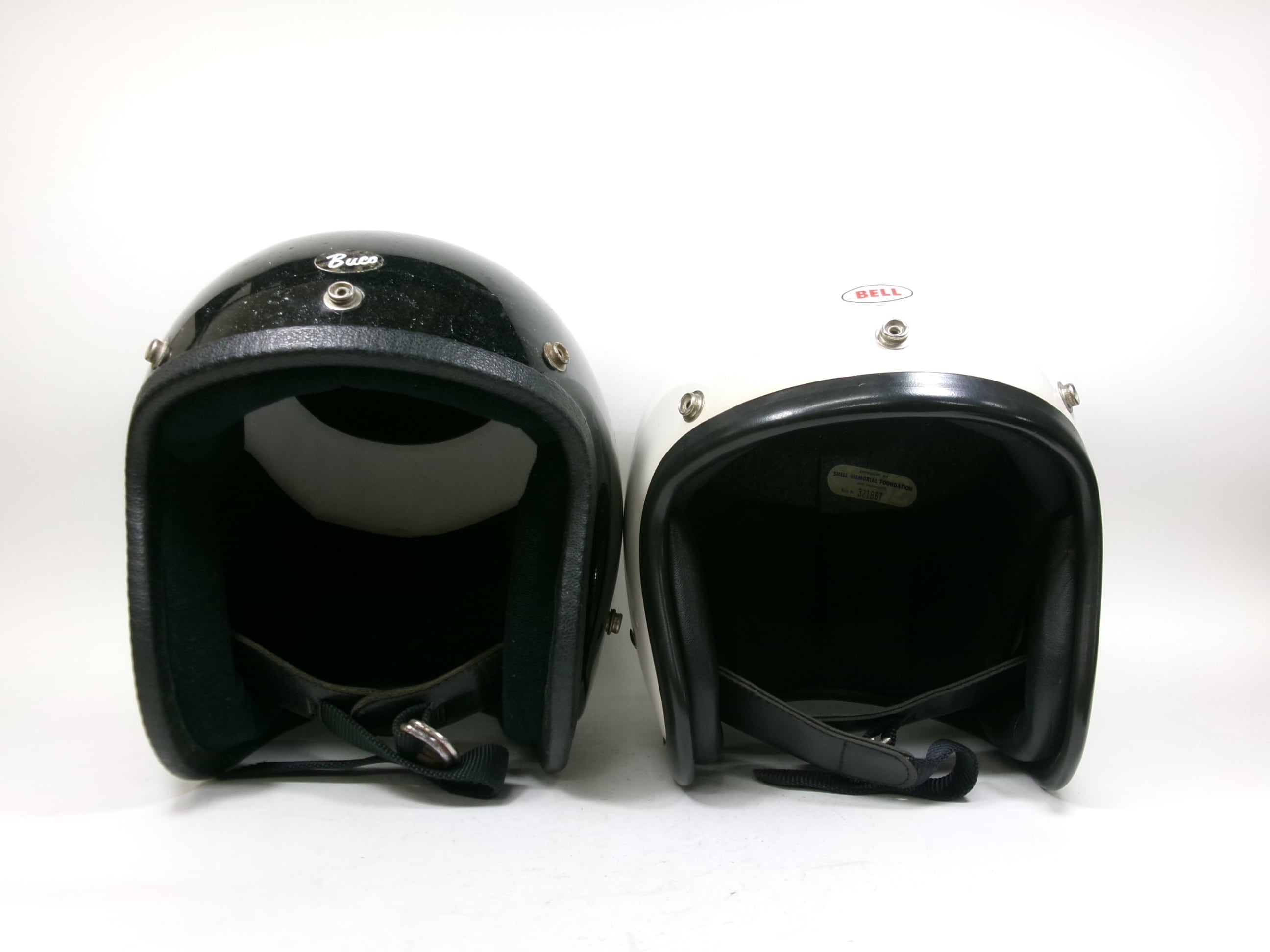 レア黒ラメ！70s BUCO INTERNATIONAL ジェットヘルメット 目深加工済み 