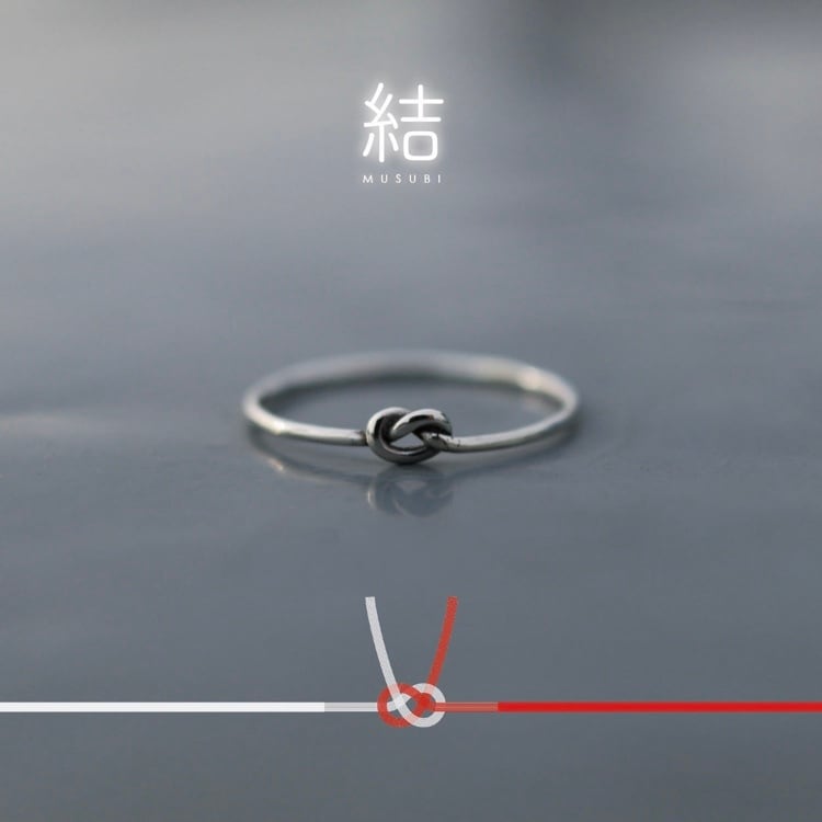 指輪　silver925 結びの指輪-silver925 | 佐藤いぬ