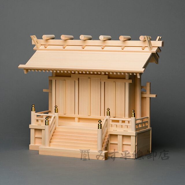 横通三社宮 板屋根 1尺5寸 上 板戸