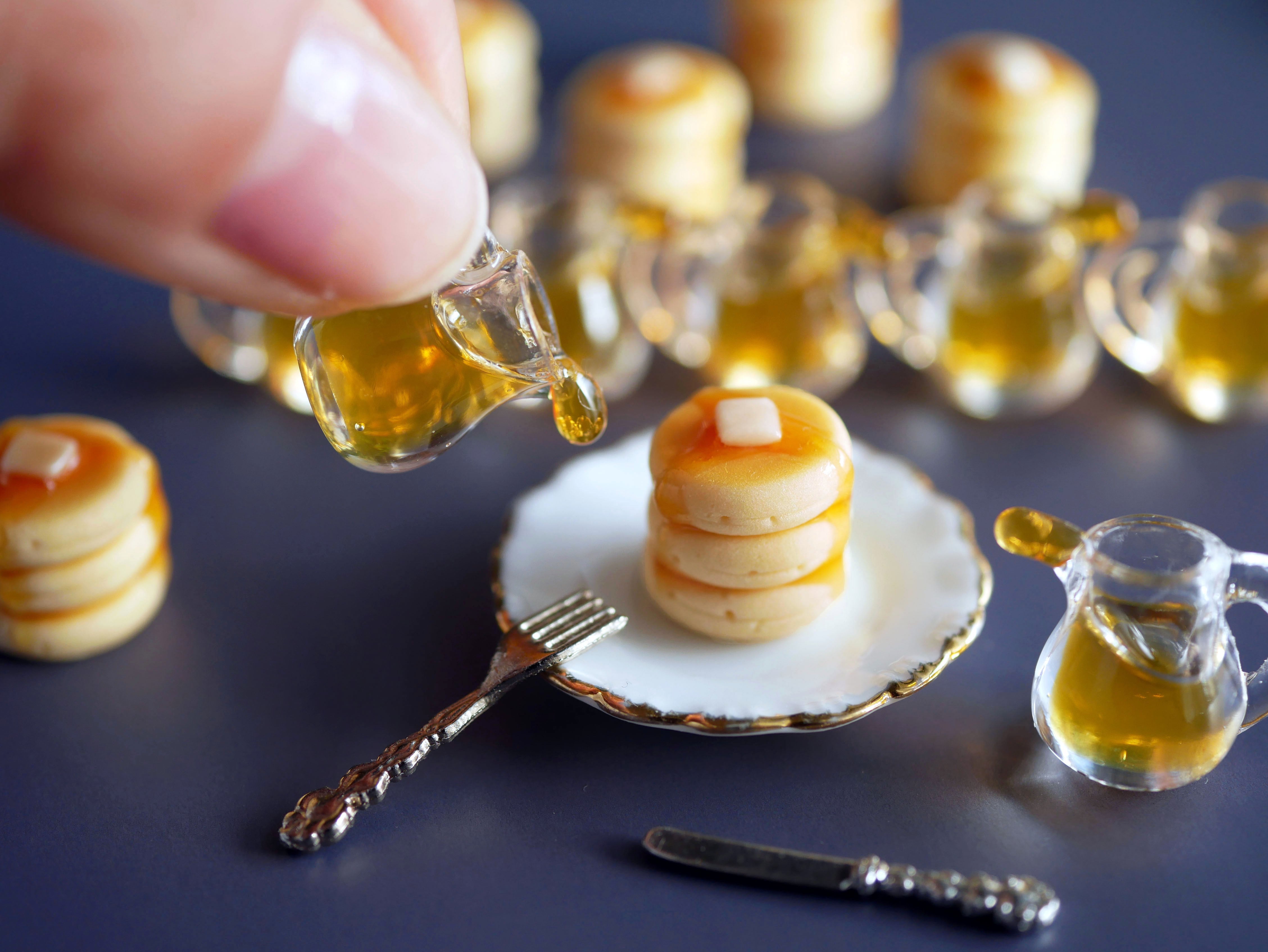 【ピアス/イヤリング】ふんわりパンケーキ | Pancake Earrings