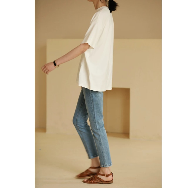 【クルーネック半袖Tシャツ 】P00317
