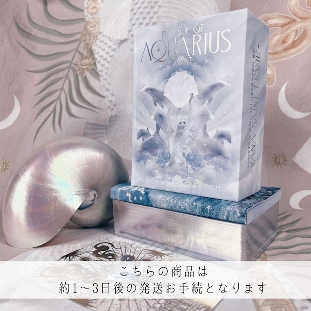 【4点・約1〜3日以内の発送お手続き】AGE OF AQUARIUS TAROT ◆ 水瓶座の時代 ハイヤーセルフからの導き