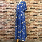 MADE IN U.S.A Pattern Blue One-piece