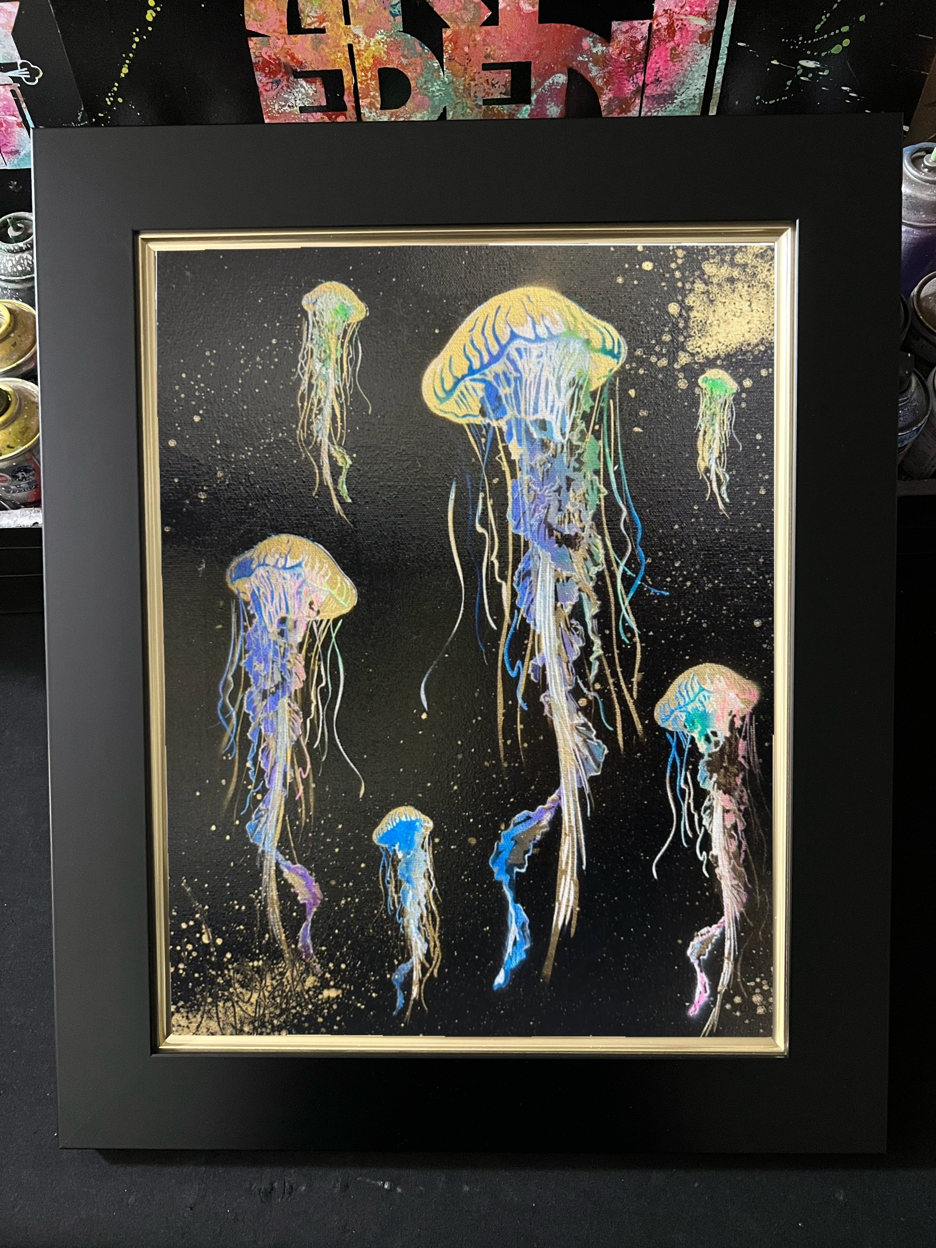 728万再生されてる原画の絵」【原画 F6 キャンバス】 | スプレーアート