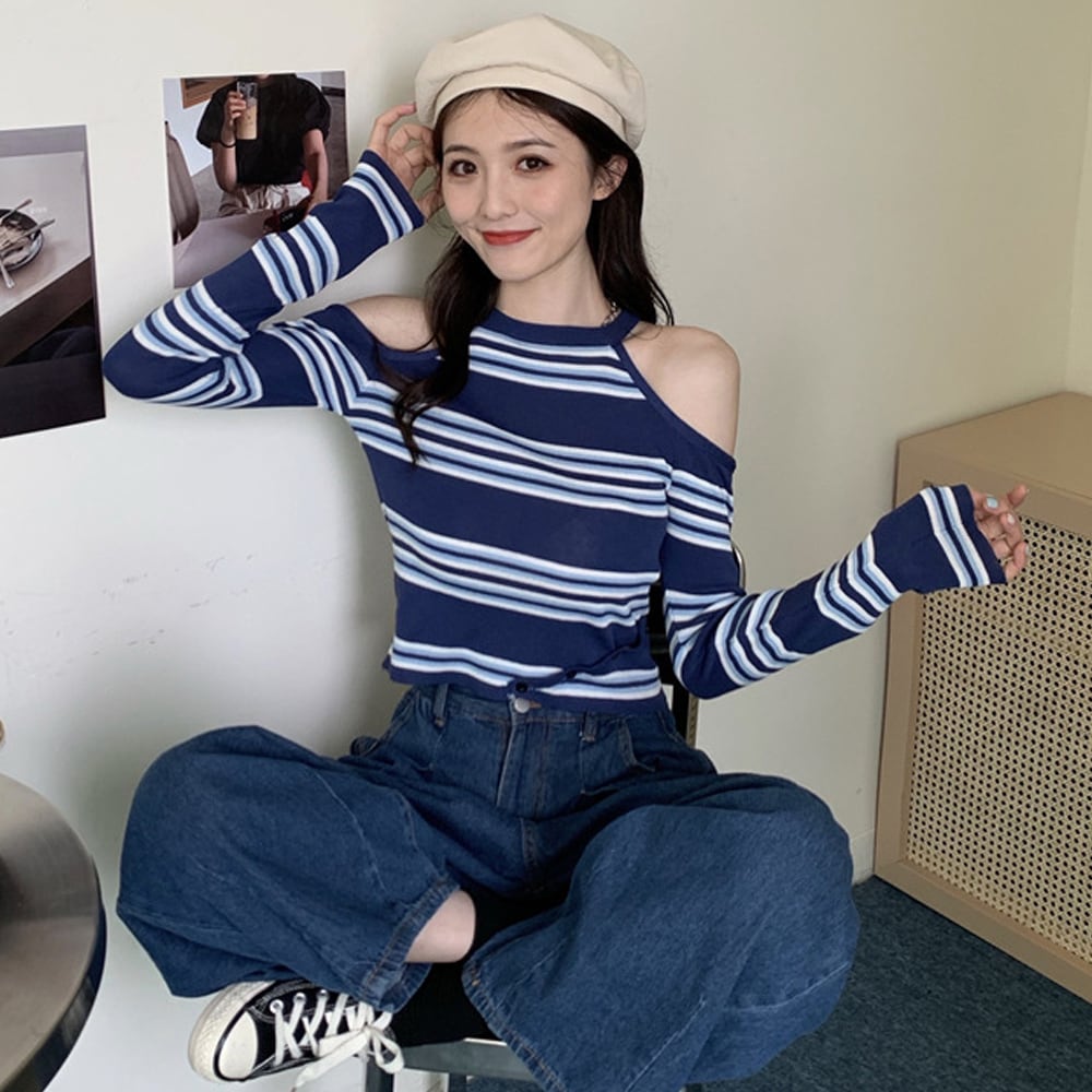 肩出し ニット トップス レディース 春秋冬 韓国 おしゃれ 肌 肩出し ニット トップス レディース 春秋冬 韓国 おしゃれ 肌