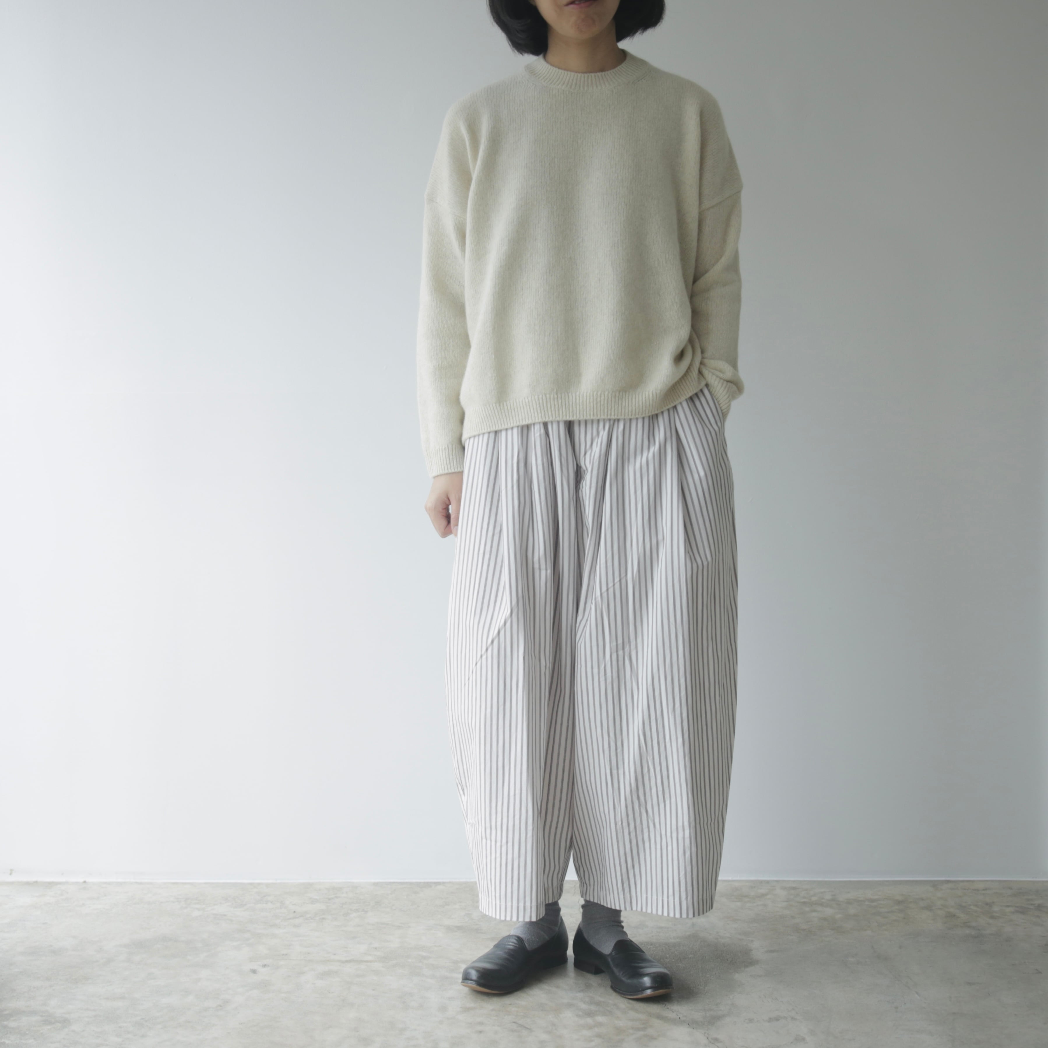 evameva コットンギャザーカーディガン | Vie