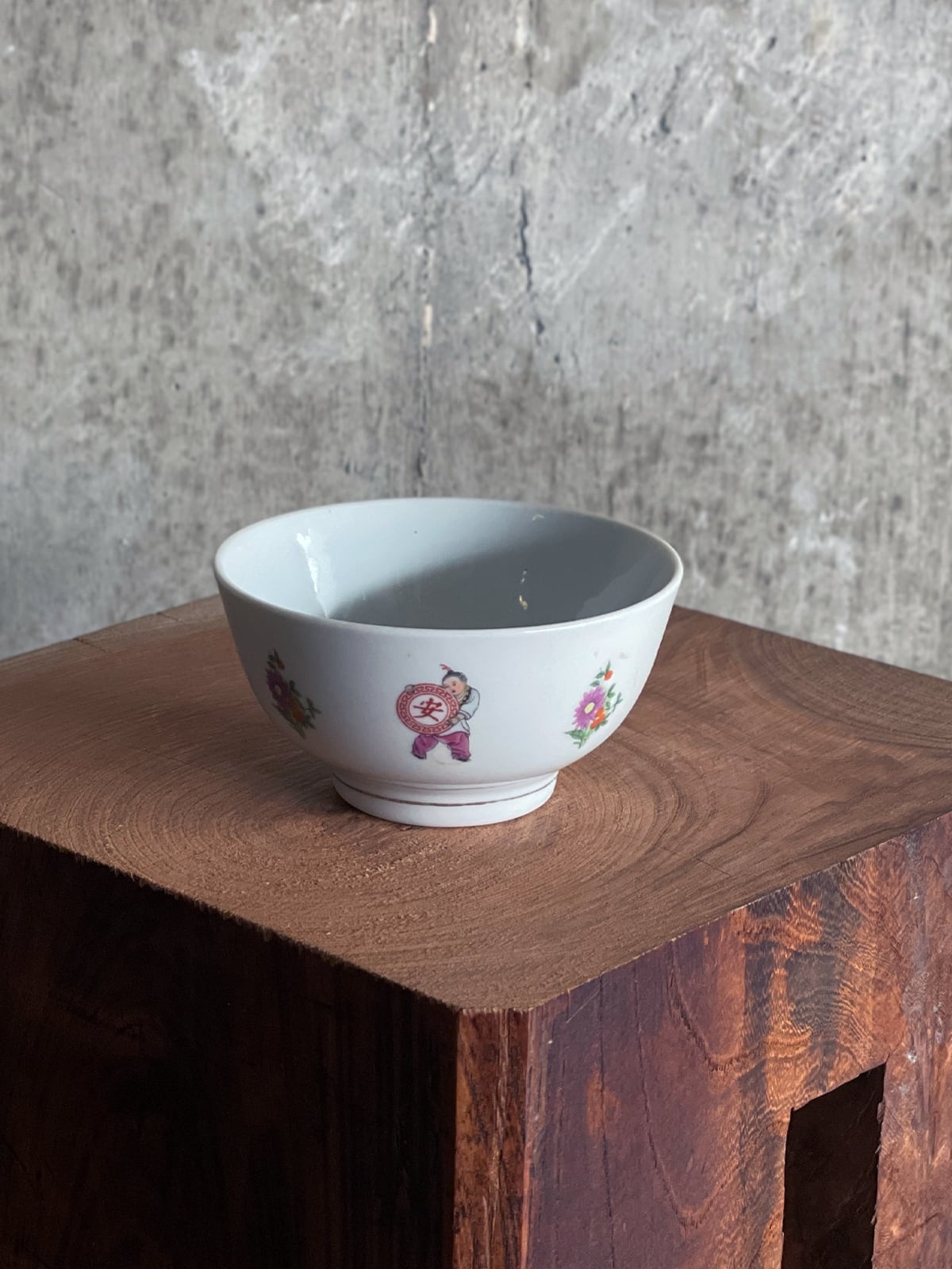 【美品】中国醴陵　「四季平安」唐子／童子　醤油皿　４枚セット 中国製造／「四季平安」童子ヴィンテージ茶碗 | 333 & tay - Delivery