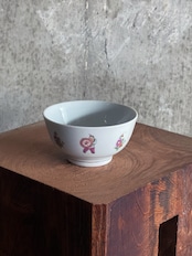 中国製造/「四季平安」童子ヴィンテージ茶碗
