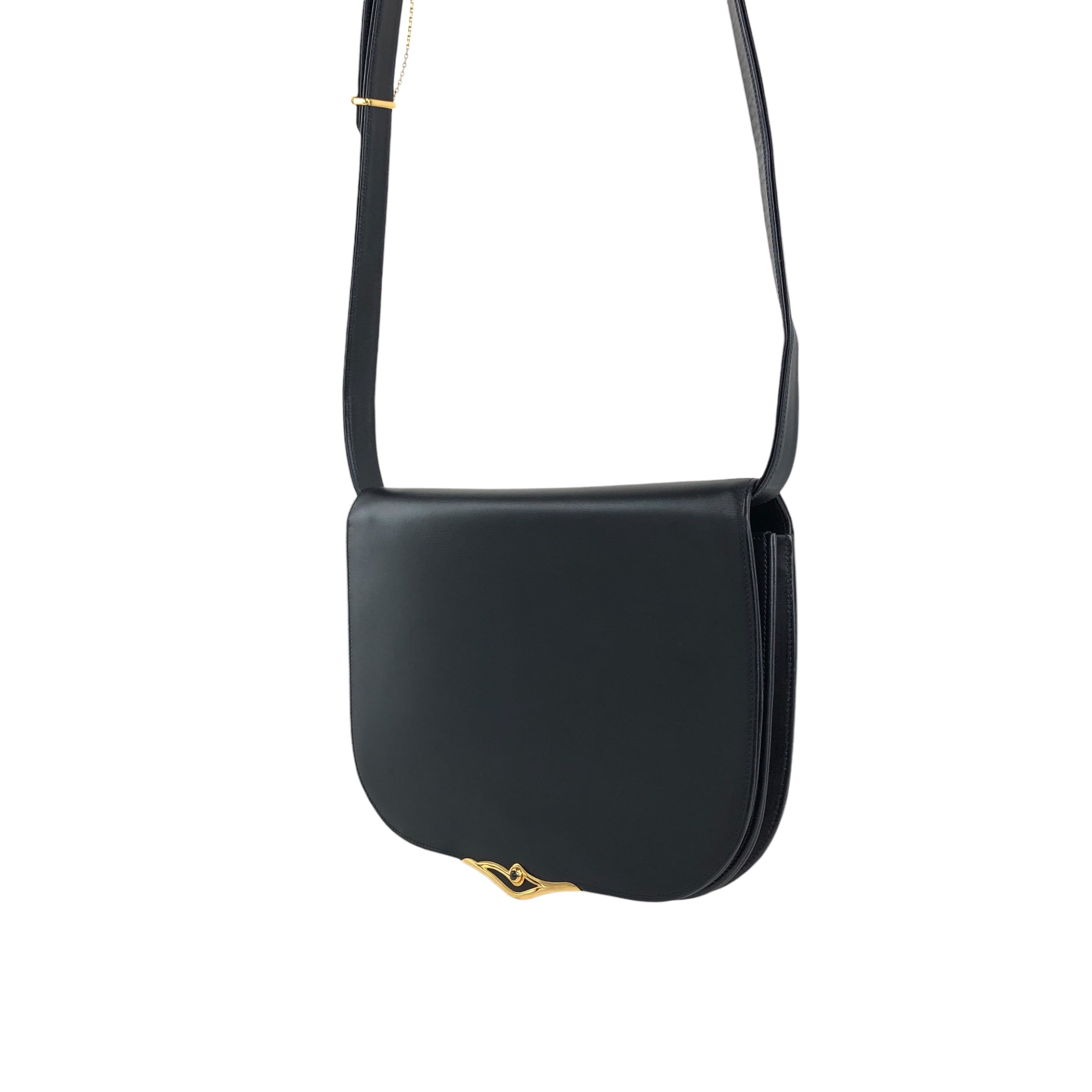 Cartier カルティエ サファイアライン ショルダーバッグ ネイビー