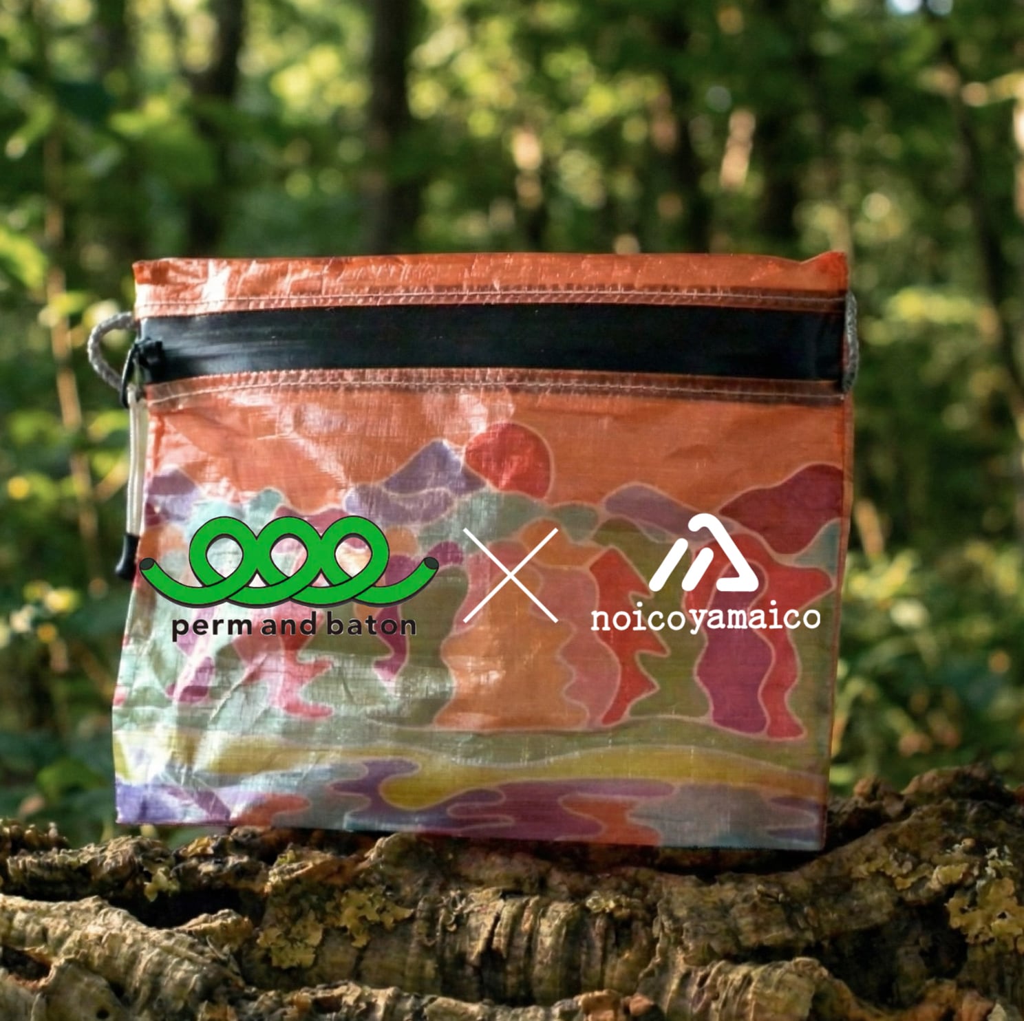 ノイコヤマイコperm and baton × noicoyamaico ポーチ perm and baton