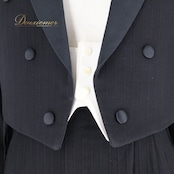 社交ダンス 衣装 ハセベ Hasebe 燕尾服 スラックス エンビ スーツ ズボン パンツ ツーピース セットアップ ダンス パーティ 発表会 黒 ライン サスペンダー ブラック系 モーニング ウェア デモ 競技 イベント フォーマル メンズ スタイリッシュ 服装 コスチューム ショー ステージ