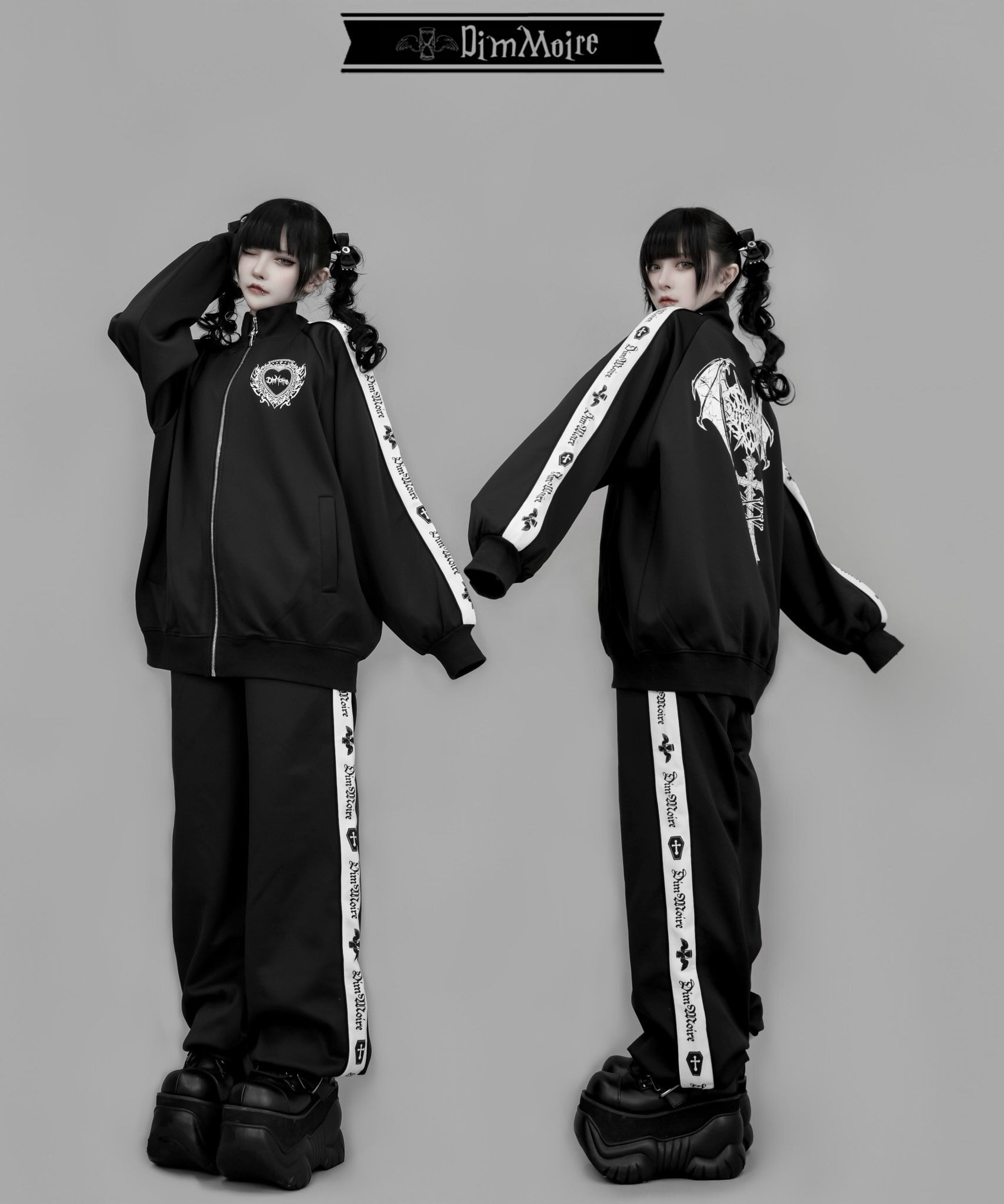 ロゴプリントジャージトップス(2color) | First Label