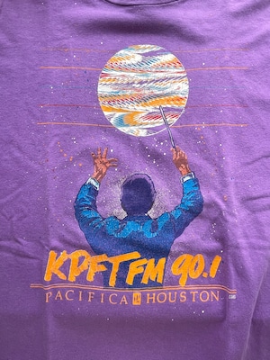 USAラジオ局Tシャツ パープル
