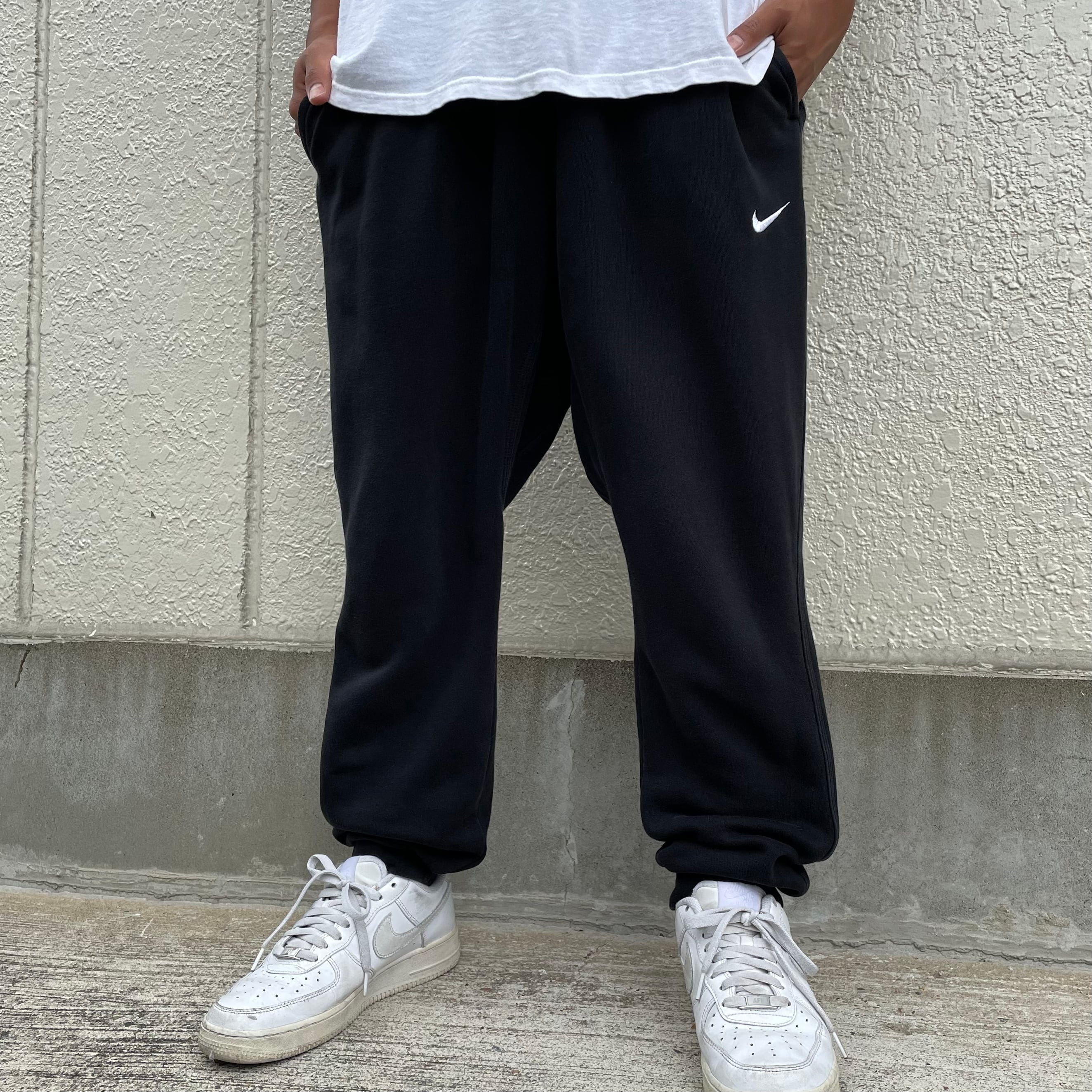 NIKE ナイキ スウェットパンツ ワンポイント 裾リブ XL 古着 古着屋