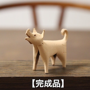 【完成品】革製 いぬのインテリア雑貨（インテリア 雑貨 革 動物 イヌ 犬 人形）