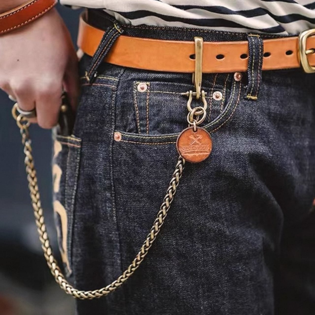 classic wallet chain モード系 designer 真鍮 CLASSIC WALLET CHAIN GOLD | EXPRESSER OFFICIAL