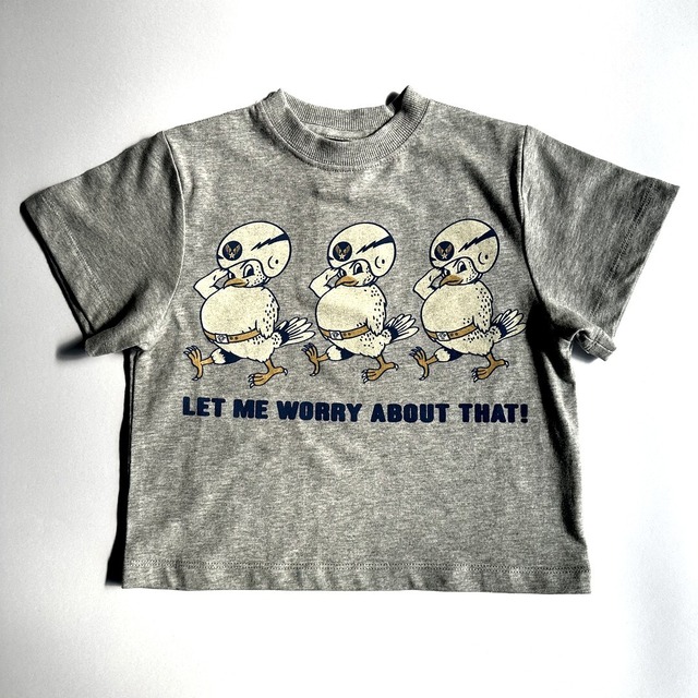 Needle Works LET ME T-Shirt【130-150cm】Grey