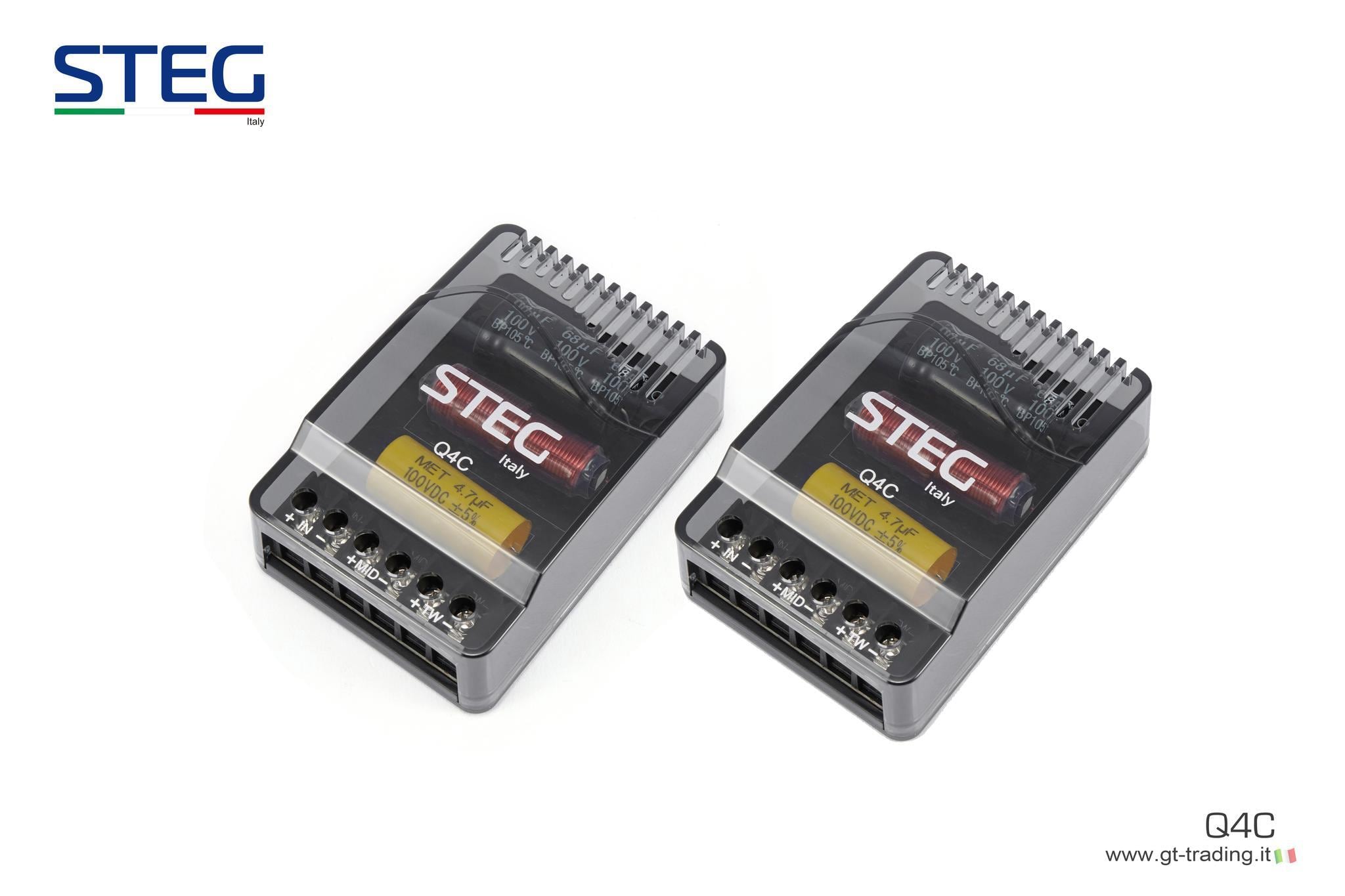 国内正規品】STEG 「Q4C」 4インチ ハイエンド同軸フルレンジ