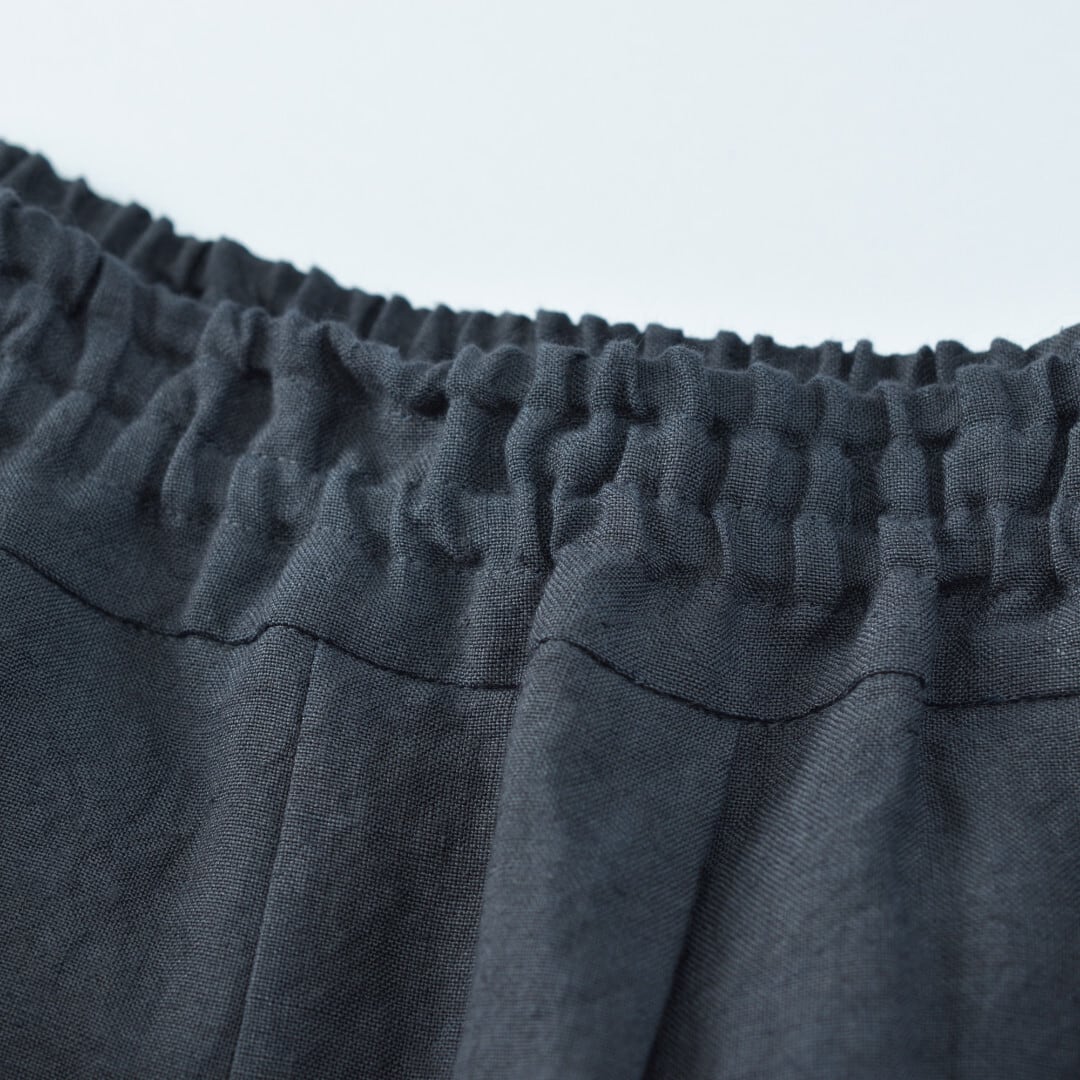 LinenYa リネンや ワイドパンツ・ネイビー