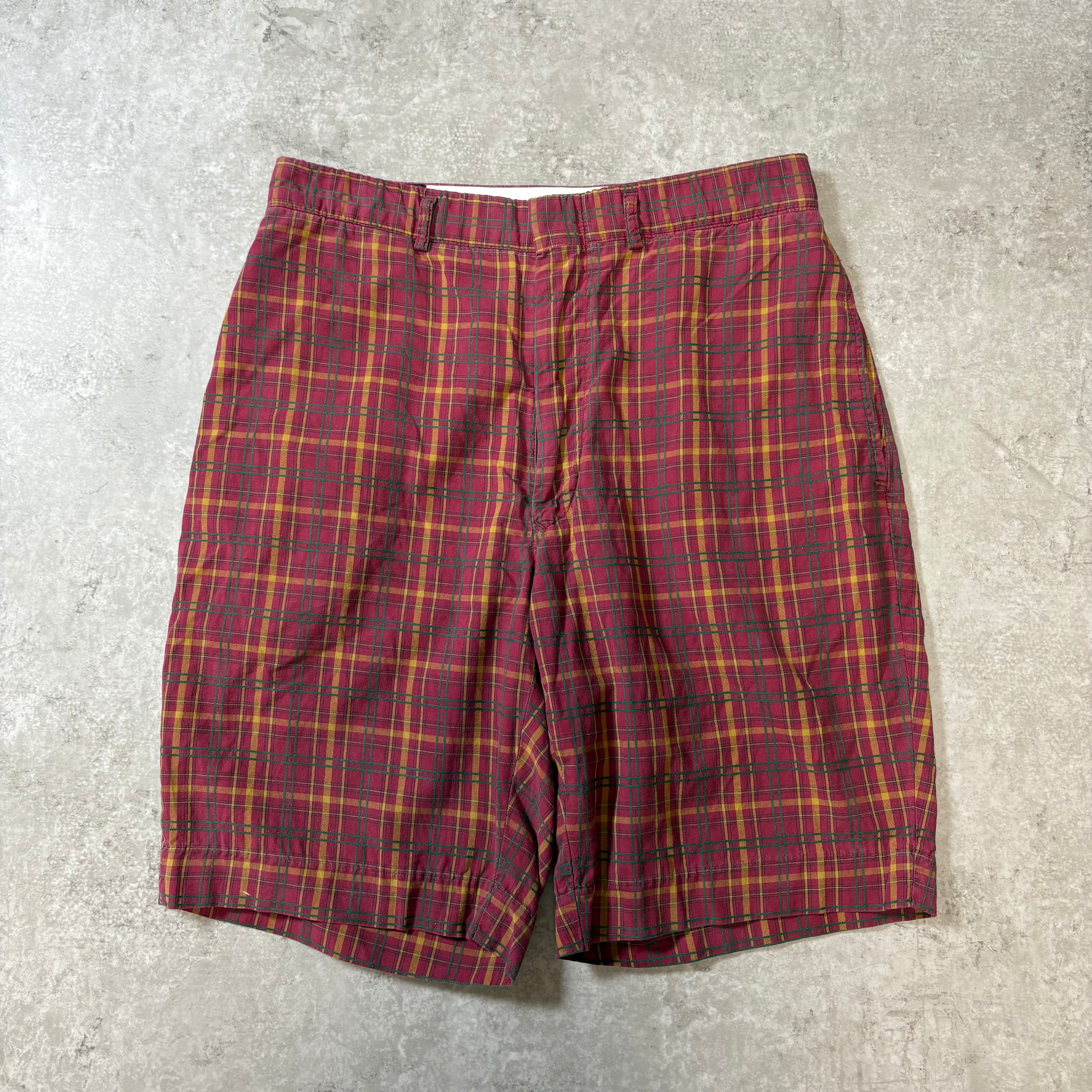 1990s "RRL" Check Shorts "シンチバック‼︎"