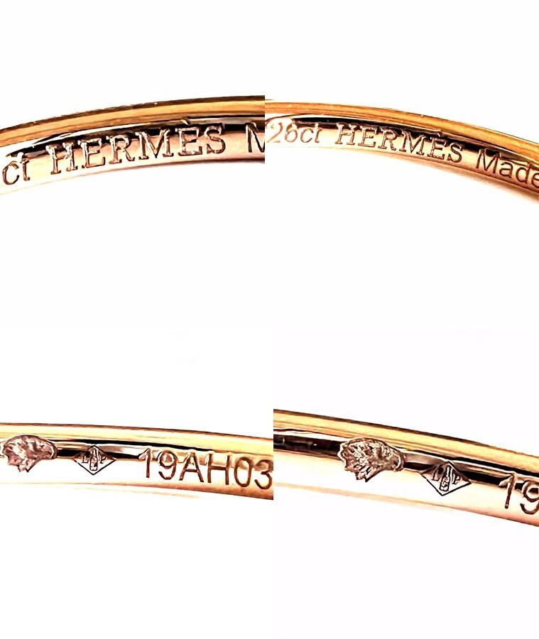 HERMES エルメス 2023 ウェディングリング PM フルエタニティ K18PG