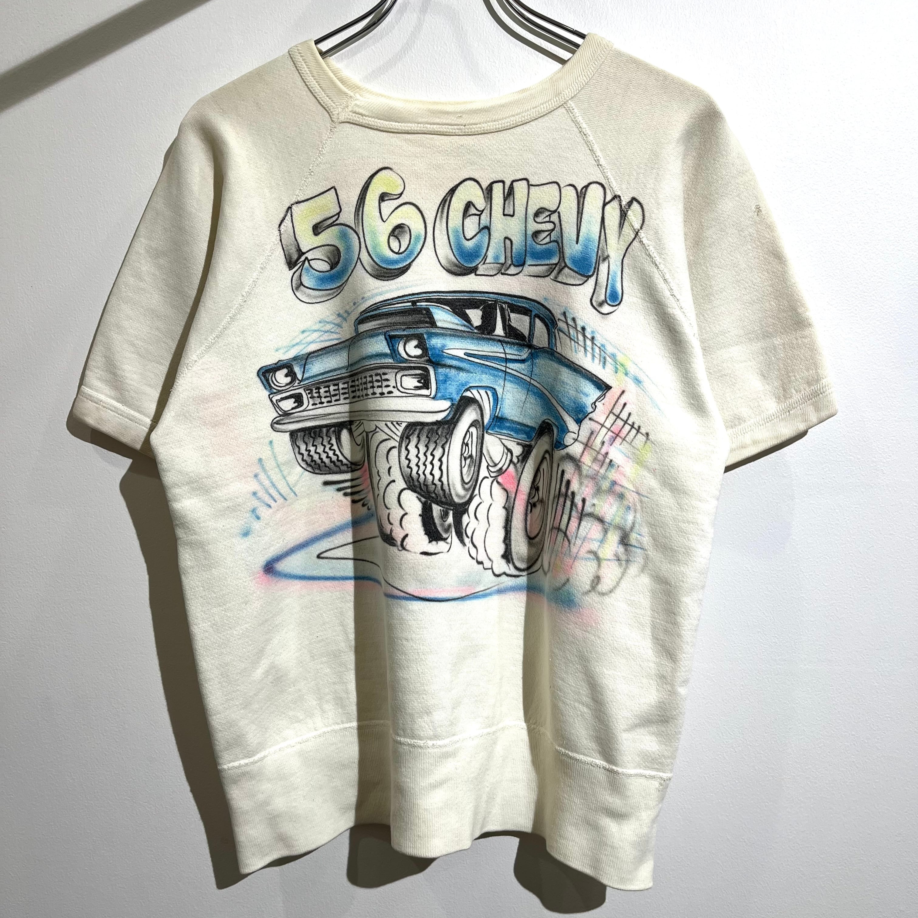 60s S/S SWEAT AIR BRUSH 60年代 半袖スウェット エアブラシ シェビー シボレー