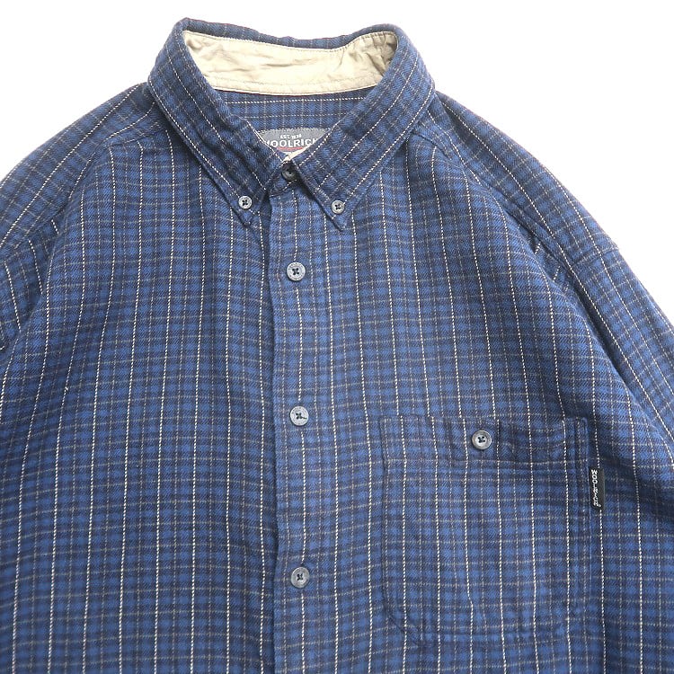 古着 ウールリッチ WOOLRICH ネルシャツ 長袖シャツ チェック 表記：L