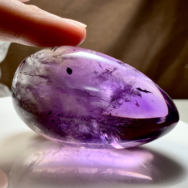 2.超透明!!ロマネサイトinアメジスト・たまご