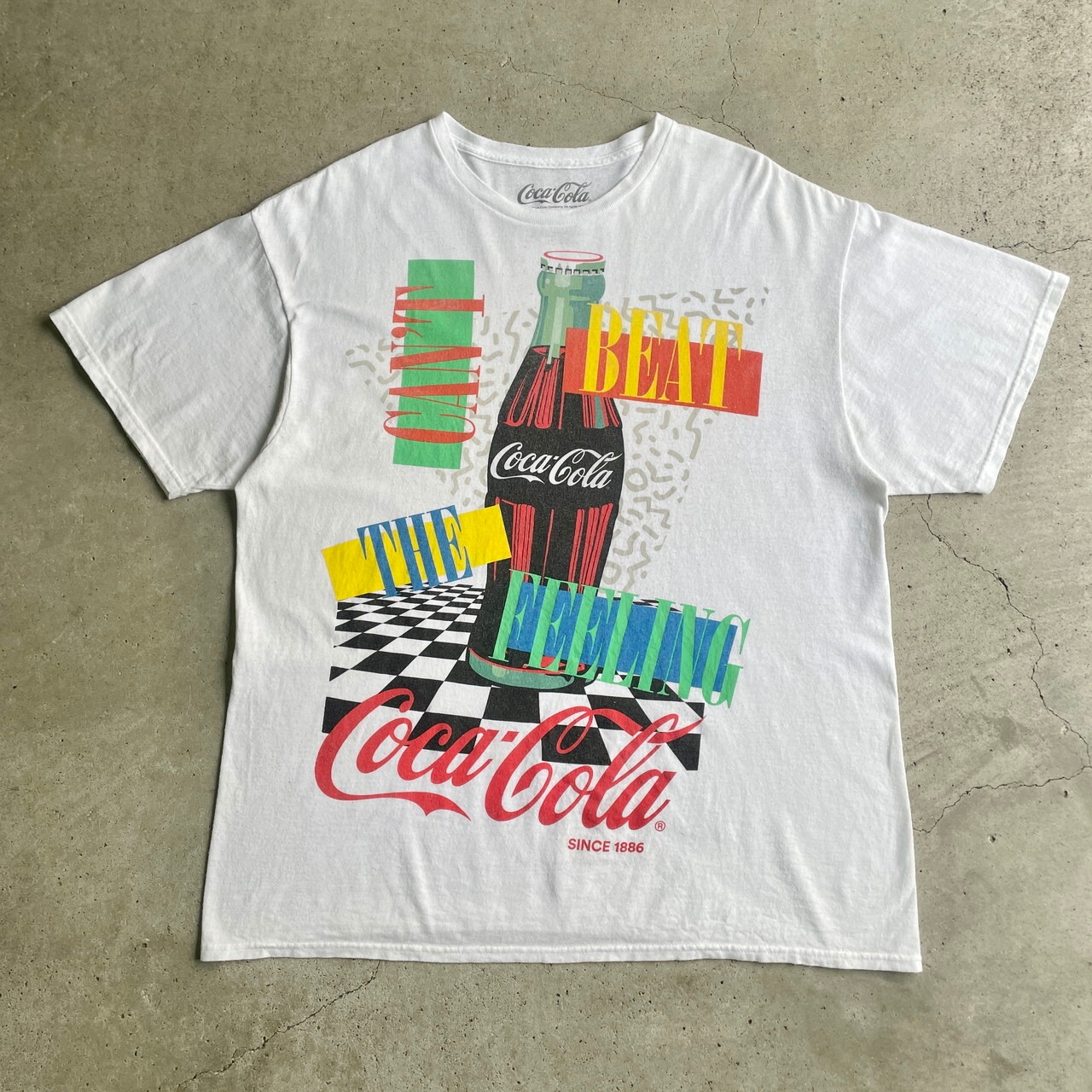 Coca-Cola コカ・コーラ アドバタイジング 企業ロゴ プリントTシャツ 