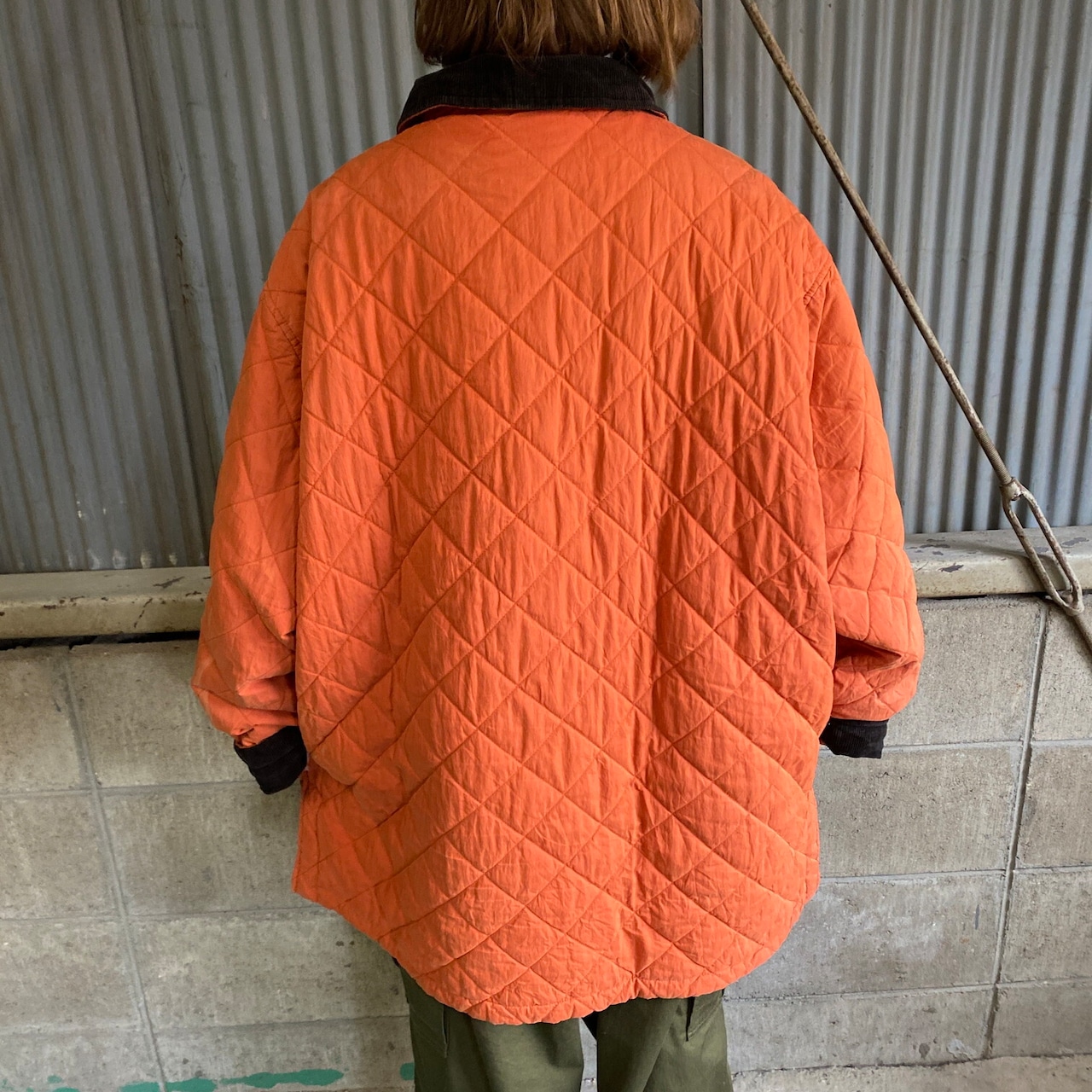 ビッグサイズ L.L.Bean エルエルビーン コーデュロイ襟 キルティング 
