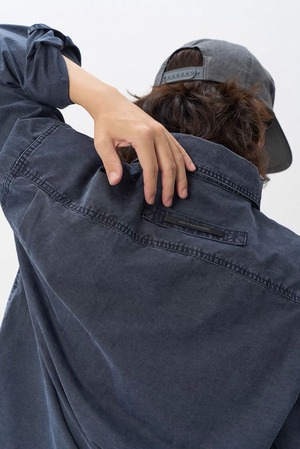 MIDUPDATE Fade Utility Vintage Shirt（フェードユーティリティシャツ）