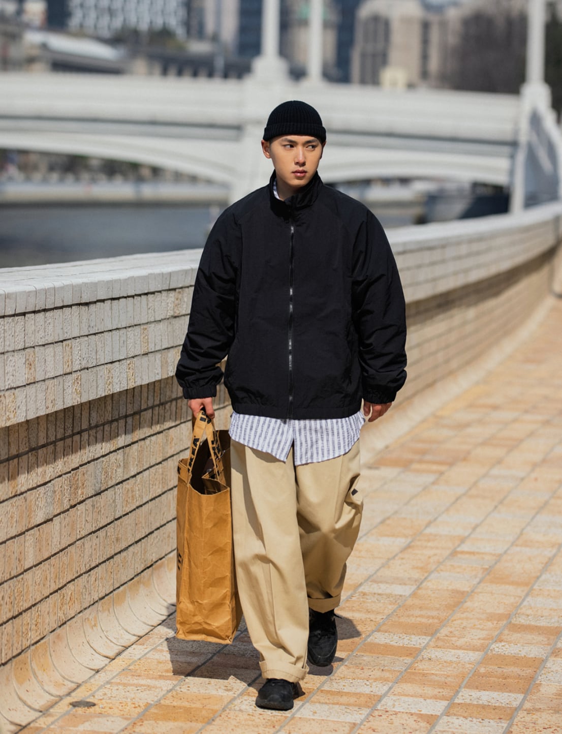 c-boy style #29 シティボーイ ナイロンアノラック Levi's