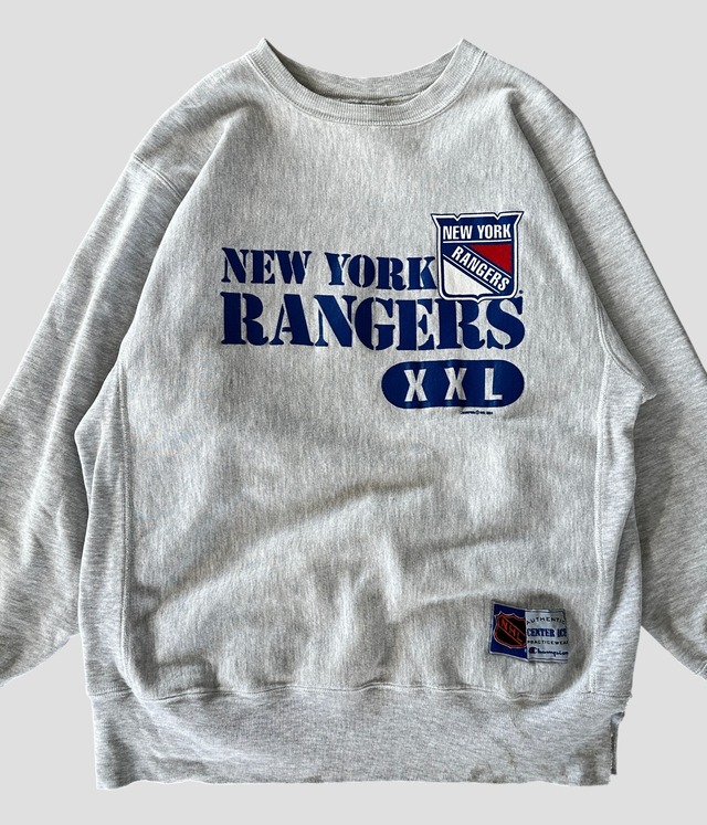 -Champion- Vintage 90s XL NEW YORK RANGERS Reverse Weave Sweat