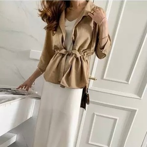 ウエストドロストシャツ　A0713