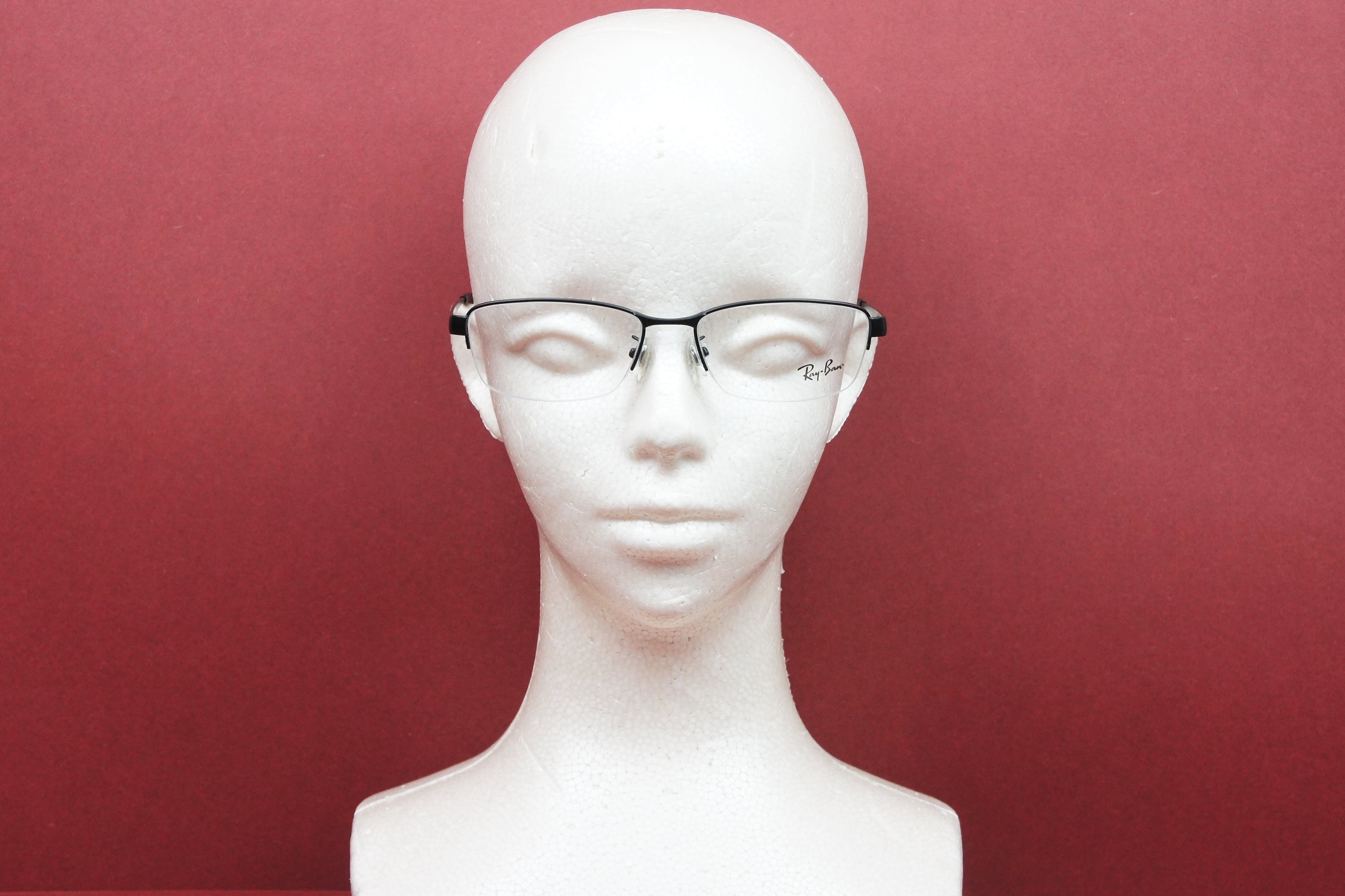 Ray-Ban メガネ RX6453D 2503 スクエア ナイロール ハーフリム RB6453D