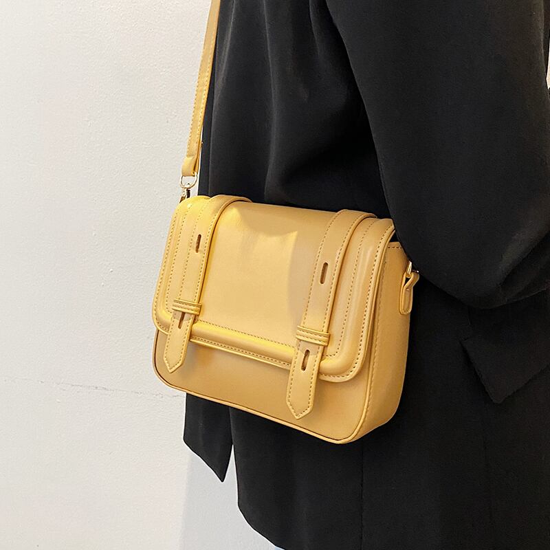 レッド スクウェア メッセンジャーバッグ 手作りハンドバック41319006118