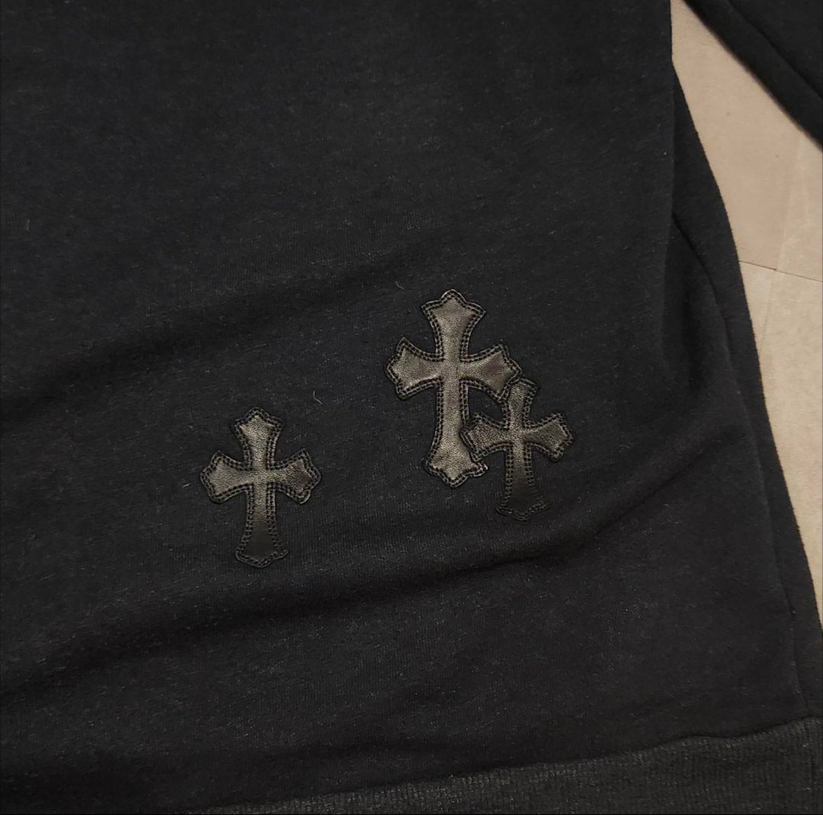 CHROME HEARTS クロムハーツ クロスパッチ刺繍 スウェット トレーナー