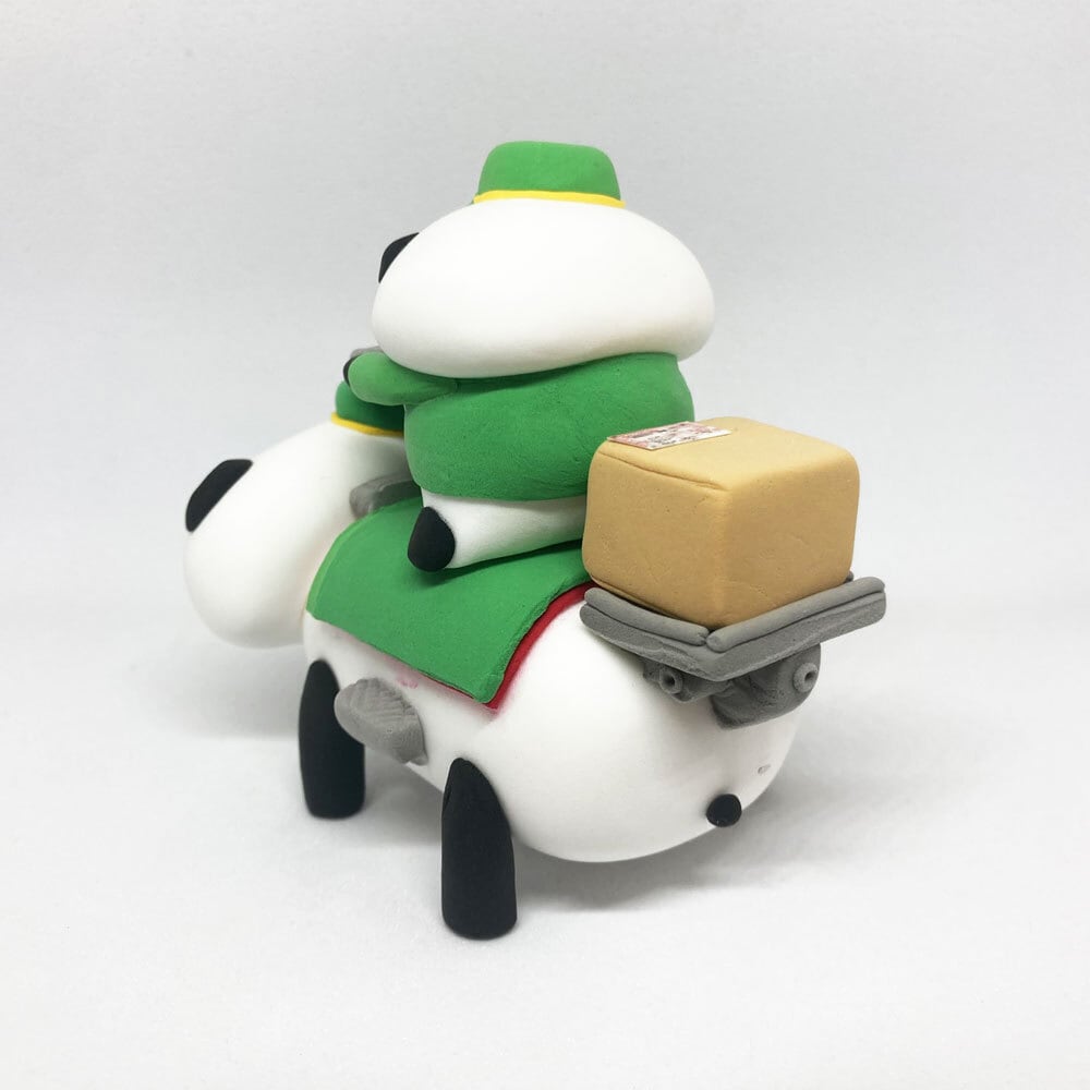 宅配パンダカー / 紙粘土 / カトコト